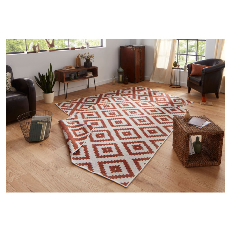 Kusový koberec Twin-Wendeteppiche 103130 terra creme – na ven i na doma - 200x290 cm NORTHRUGS -