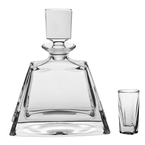 Crystal Bohemia KATHRENE liquer set (1 + 6)