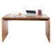 Estila Masívny písací stôl Terra vo vidieckom štýle so zaoblenými hranami z palisandrového dreva