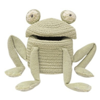 Zelený látkový detský kôš na hračky ø 15x15 cm Mini Fred the Frog – Lorena Canals