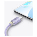 Baseus CAJY000405 Crystal Shine Series Dátový Kábel USB - USB-C 100W 1,2m Purple