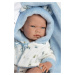 Llorens 73897 NEW BORN CHLAPČEK - realistická bábika bábätko s celovinylovým telom - 40