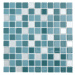 Sklenená mozaika Premium Mosaic tyrkysová 30x30 cm lesk MOS25MIX12