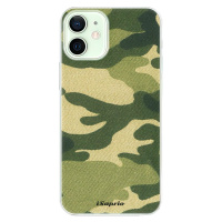 Odolné silikónové puzdro iSaprio - Green Camuflage 01 - iPhone 12 mini