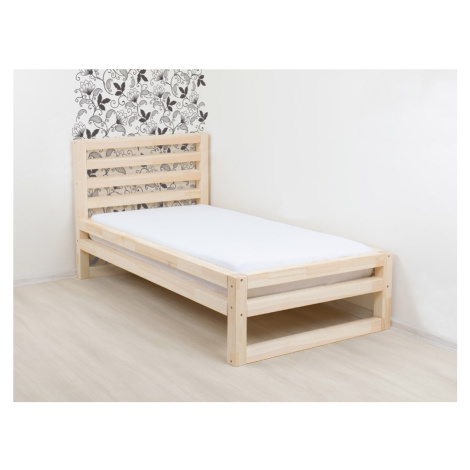Benlemi Jednolôžková posteľ DELUXE Zvoľte farbu: Tmavo sivá, Rozmer: 120 x 200 cm