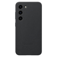 Kožené puzdro Samsung na Samsung Galaxy S23 5G S911 EF-VS911LBE Leather Cover Black