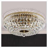 SHERATA – okrúhle stropné svietidlo zlaté 45 cm