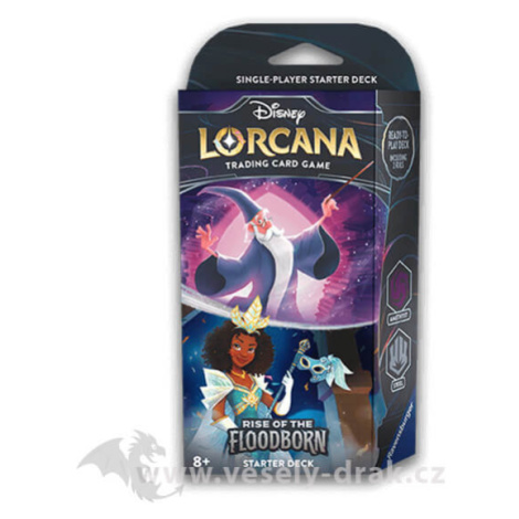 Ravensburger Disney Lorcana TCG: Rise of the Floodborn Starter Deck - Amethyst a Steel