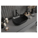 MEXEN - Rosa keramické umývadlo na dosku 50 x 40 cm čierne mat 21095085
