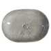SAPHO - DALMA keramické umývadlo na dosku 59x42 cm, grigio 413