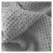 Svetlosivý uterák 50x70 cm Honeycomb - Linen Tales