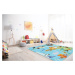 Dětský kusový koberec Torino kids 233 WORLD MAP - 80x120 cm Obsession koberce