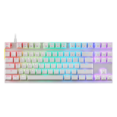Herná klávesnica Mechanical gaming keyboard Motospeed K82 RGB (white)