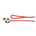 Trixie Football on a rope, floatable, foam rubber, ř 6 cm/1.00 m