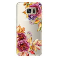 Silikónové puzdro iSaprio - Fall Flowers - Samsung Galaxy S7 Edge