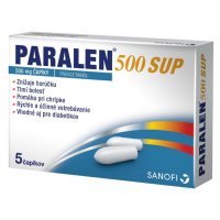 Paralen proti bolesti a horúčke 500 mg 5 čapíkov