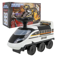 mamido  Interaktívne odrážadlo 2v1 lokomotíva biela