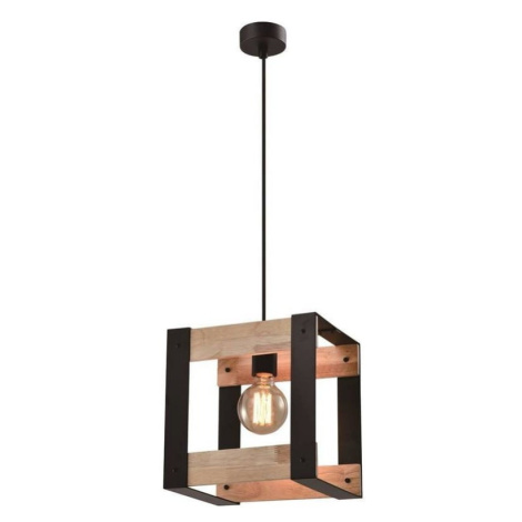 Čierne závesné svietidlo 20x25 cm Varna - Candellux Lighting