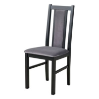 Sconto Jedálenská stolička BOLS 14 čierna/antracitová