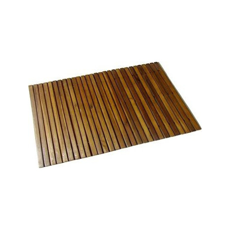 Kúpeľňová predložka z akáciového dreva 80 × 50 cm SHUMEE