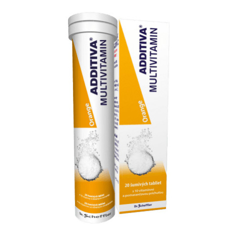 ADDITIVA Multivitamín orange 20 šumivých tabliet