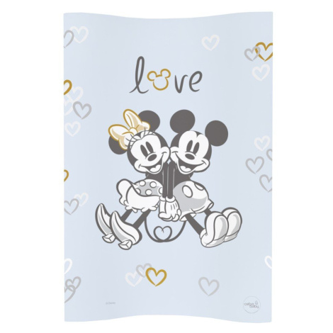 CEBA Podložka prebaľovacia mäkká COSY 50x70 Disney Minnie&Mickey Blue