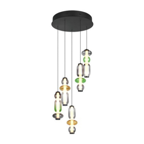Trio MINERVA led závesné osvetlenie sklo 334330517 TR334330517