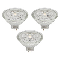 Prios LED reflektor GU5.3 4,3W 345lm 36° číry 830 sada 3