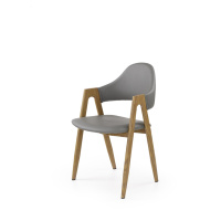 HALMAR K247 jedálenská stolička sivá / dub medový