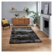 Čierno-zlatý koberec 290x200 cm Craft - Think Rugs
