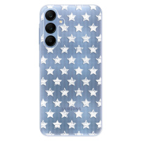 Odolné silikónové puzdro iSaprio - Stars Pattern - white - Samsung Galaxy A25 5G