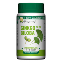 BIO PHARMA Ginkgo biloba 40mg 90+90 tabliet 180 tabliet