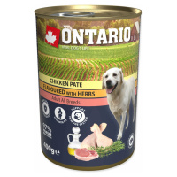 Konzerva Ontario kura s bylinkami, paté 400g
