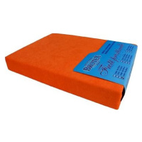 Brotex Froté prestieradlo 90 × 200 cm, oranžové