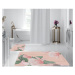 Svetlo ružové kúpeľňové predložky v súprave 2 ks - Oyo Concept