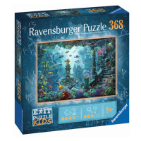 Ravensburger Exit KIDS Puzzle: Potopená Atlantída - 368 dielikov (puzzle a únikovka v jednom)