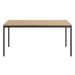 Jedálenský stôl Seal 160x90x74 cm (drevo, čierna)