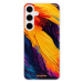 Odolné silikónové puzdro iSaprio - Orange Paint - Samsung Galaxy S24+