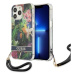 Kryt Guess GUHCP13XHFLSB iPhone 13 Pro Max 6,7" blue hardcase Flower Strap (GUHCP13XHFLSB)