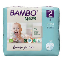 BAMBO Nature 2 Detské plienkové nohavičky 3-6 kg 30 ks