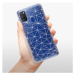 Odolné silikónové puzdro iSaprio - Abstract Triangles 03 - white - Samsung Galaxy M21