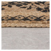 Kusový koberec Printed Jute Maisie Natural/Black - 120x170 cm Flair Rugs koberce