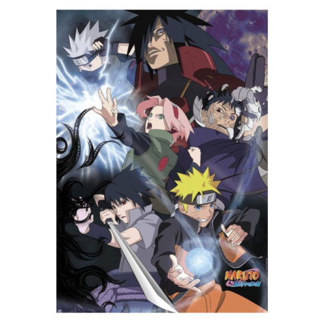 Abysse Corp Naruto Shippuden Group Ninja War Poster 91,5 x 61 cm