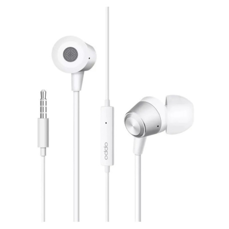 Káblové stereo slúchadlá do uší, 3,5 mm, mikrofón, funkčné tlačidlo, potlačenie šumu, Oppo MH130