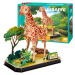 Puzzle 3D Zvierací kamaráti Žirafa - 43 dielikov