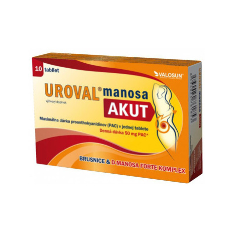 Walmark UROVAL manosa AKUT 10 tbl