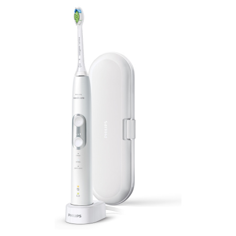 Sonická zubná kefka Philips Sonicare ProtectiveClean 6100 White HX6877/28 s 3 režimami a cestovn