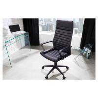 LuxD Dizajnová kancelárska stolička Roma čierna