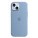 iPhone 15+ Silicone Case with MS - Winter Blue