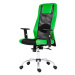Sconto Kancelárska stolička HARDING čierna/zelená